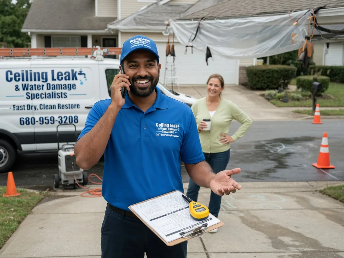 Ceiling Leak Cleanup Sistersville, WV FAQs